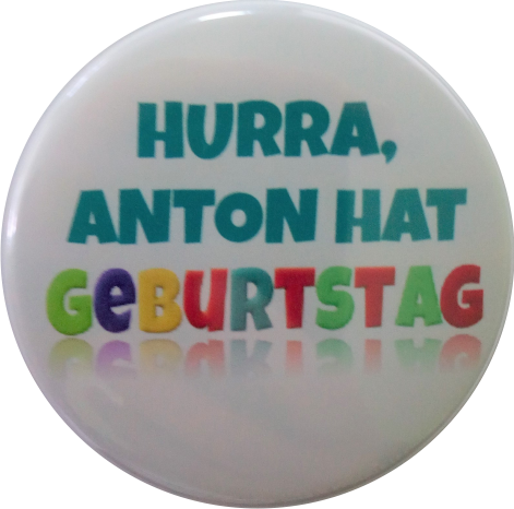 Birthday badge name